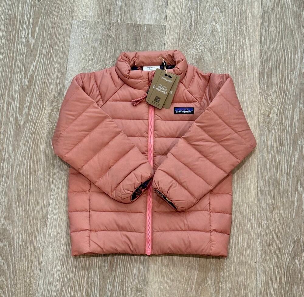 Patagonia Kid's Down Sweater, Moment Pink, Size 5T, NWT